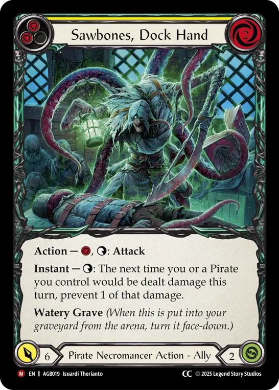 Sawbones, Dock Hand (yellow)