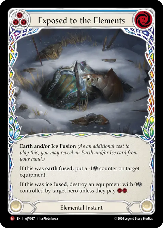 Exposed to the Elements (blue)