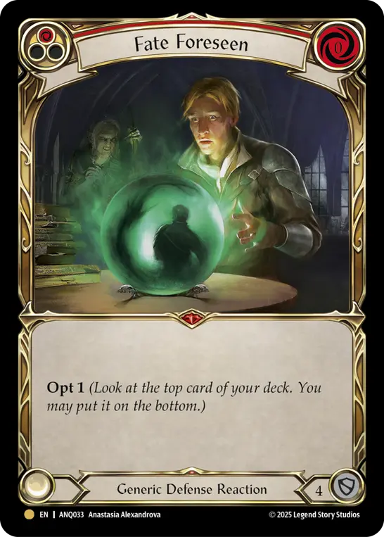 Fate Foreseen (red)