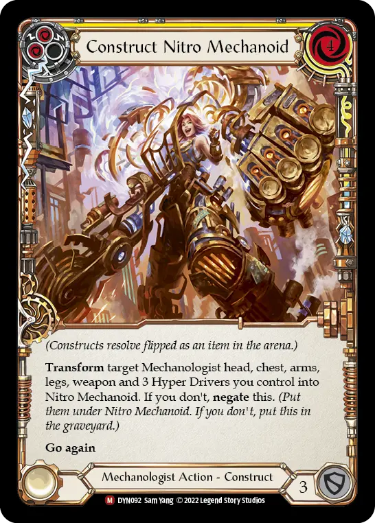 Construct Nitro Mechanoid (yellow)