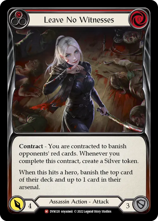 Leave No Witnesses (red)