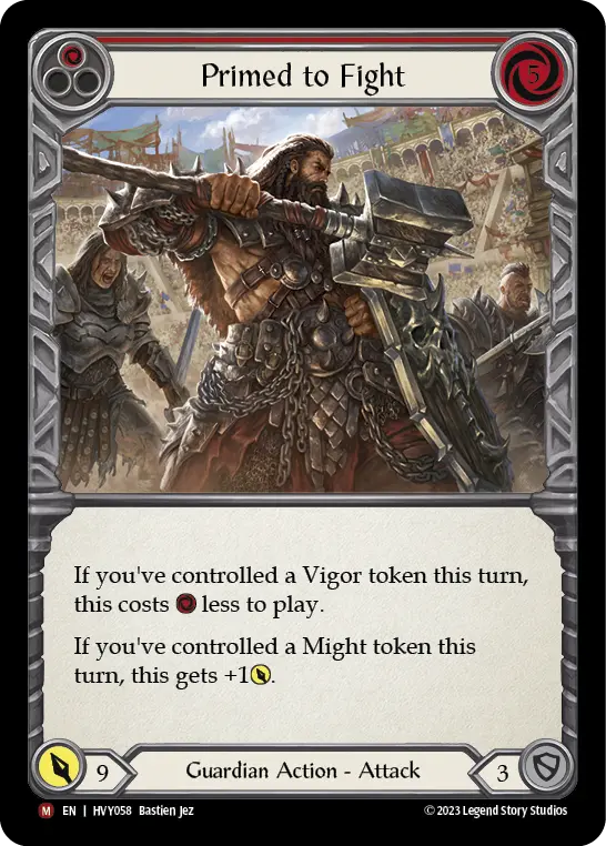 Primed to Fight (red)