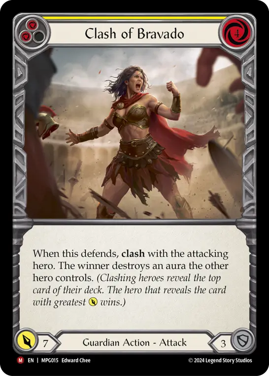 Clash of Bravado (yellow)