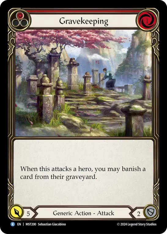 Gravekeeping (red)
