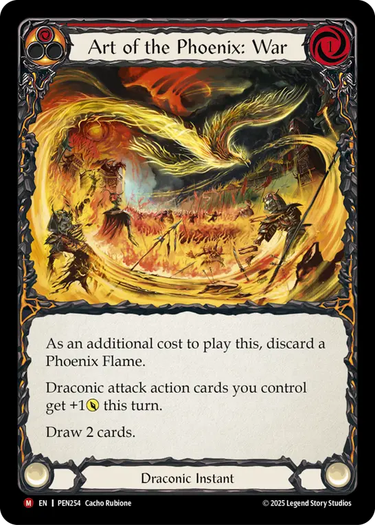 Art of the Phoenix: War (red)