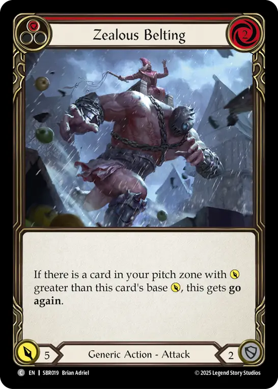Zealous Belting (red)