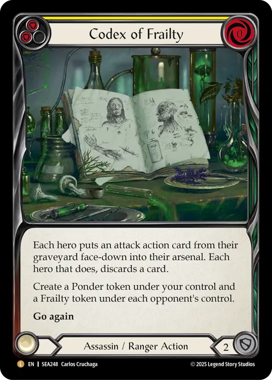 Codex of Frailty (yellow)