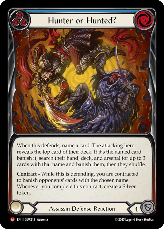 Hunter or Hunted? (blue)