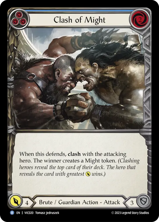 Clash of Might (blue)